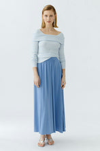 Pullover - Light Blue & White