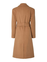 Classic Wool Blend Belted Coat