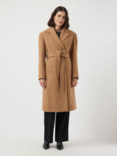 Classic Wool Blend Belted Coat