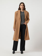 Classic Wool Blend Belted Coat