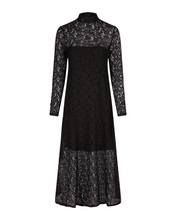 Lace Black Dress - Black