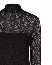 Lace Black Dress - Black