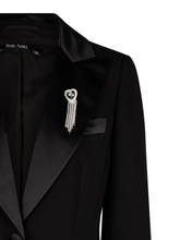 Black Tuxedo-Style Blazer