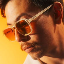 Retro G Unisex Sunglasses - Creamy Beige