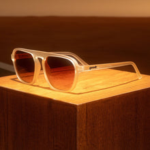 Retro G Unisex Sunglasses - Creamy Beige