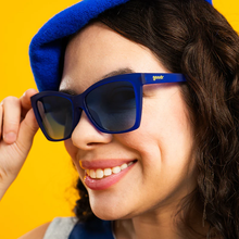 Blue Cat-Eye Unisex Sunglasses