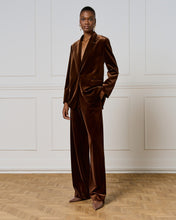 Chocolate Velvet Blazer