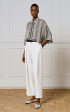 Black & White Chevron Print Blouse