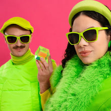Green Cat-Eye Unisex Sunglasses