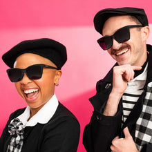 Black Cat-Eye Unisex Sunglasses