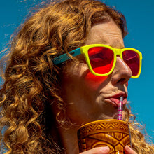 Pineapple Unisex Sunglasses - Yellow & Blue