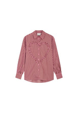 Pink Stripe Heart Blouse