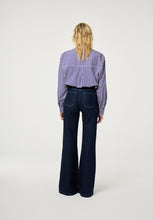 Blue Stripe Heart Blouse