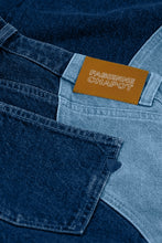 Two-Tone Wavy Jeans