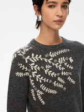 Floral Embroidered Sweater