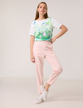 7/8-length Stretch Cotton Chinos - Soft Powder