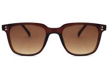 Manzo Transparent Brown Sunglasses
