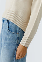 Classic High Neck Jumper - Cream
