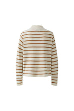 Striped Knit with Pocket Detail - Off White
