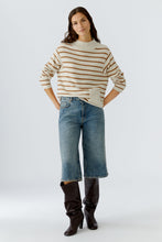 Striped Knit with Pocket Detail - Off White