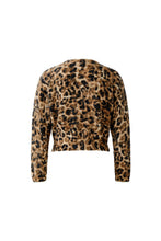 Leopard Print Fuzzy Jumper