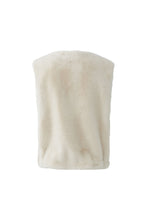 Ivory Faux Fur Gilet