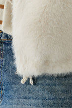 Ivory Faux Fur Gilet