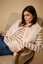 Ivory Faux Fur Gilet