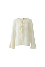 Sheer Ruffle Blouse