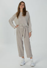 Metallic-look Sweater - Light Taupe