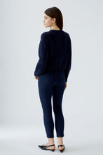 Ilaya Navy Cropped Cardigan