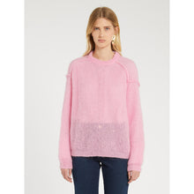 Mohair-Blend Cocoon Sweater - Pink