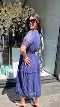 Mollie 2/4 Long Dress - Navy