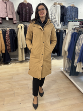 Layered Hooded Coat