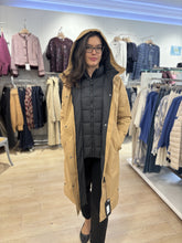 Layered Hooded Coat