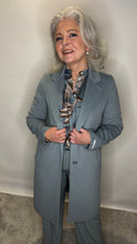 Double-Faced Short Coat - Light Blue