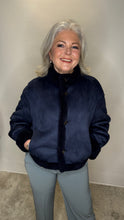 Reversible Bomber Jacket – Navy