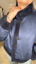 Reversible Bomber Jacket – Navy