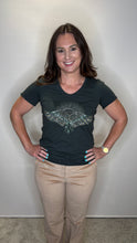 Nadine O-SS Deco Tee - Fudge