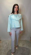 Derris Short Coat - Water Green