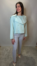 Derris Short Coat - Water Green