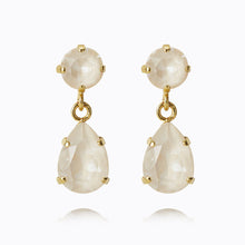 Mini Drop Earrings -  Linen Ignite