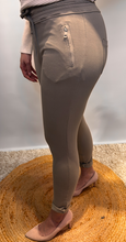 Zip Pocket Joggers – Taupe