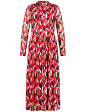 Abstract Print Maxi Dress