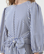 Yas Ylvi Striped Tie-Front Maxi Dress