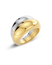 Furo Duo Ring Mixed - Gold and Steel
