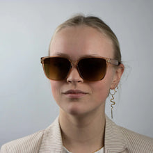 Moda Transparent Light Brown Sunglasses