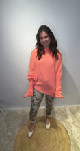 Asymmetric Knit Jumper - Peach