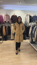 Layered Hooded Coat