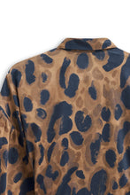 Animal Print Shirt Dress